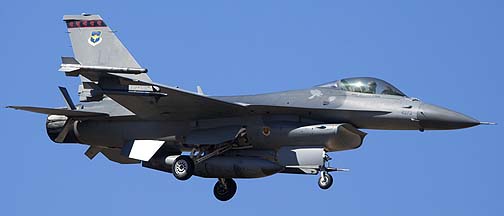 Singapore Air Force General Dynamics F-16C Block 52 Fighting Falcon 94-0273 of the 425th Fighter Squadron Black Widows